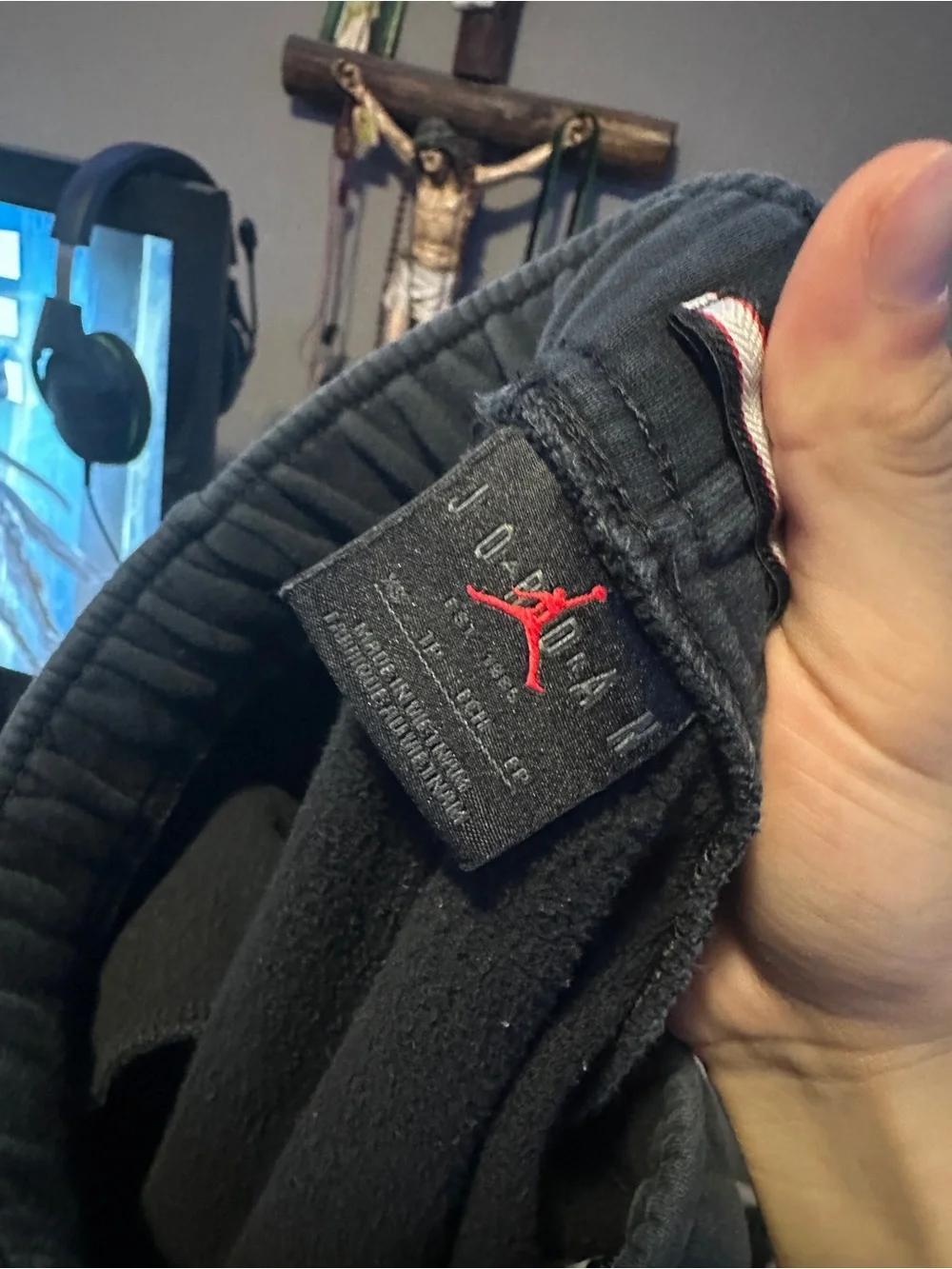 Jordan Black Men's Jumpman Fleece Joggers